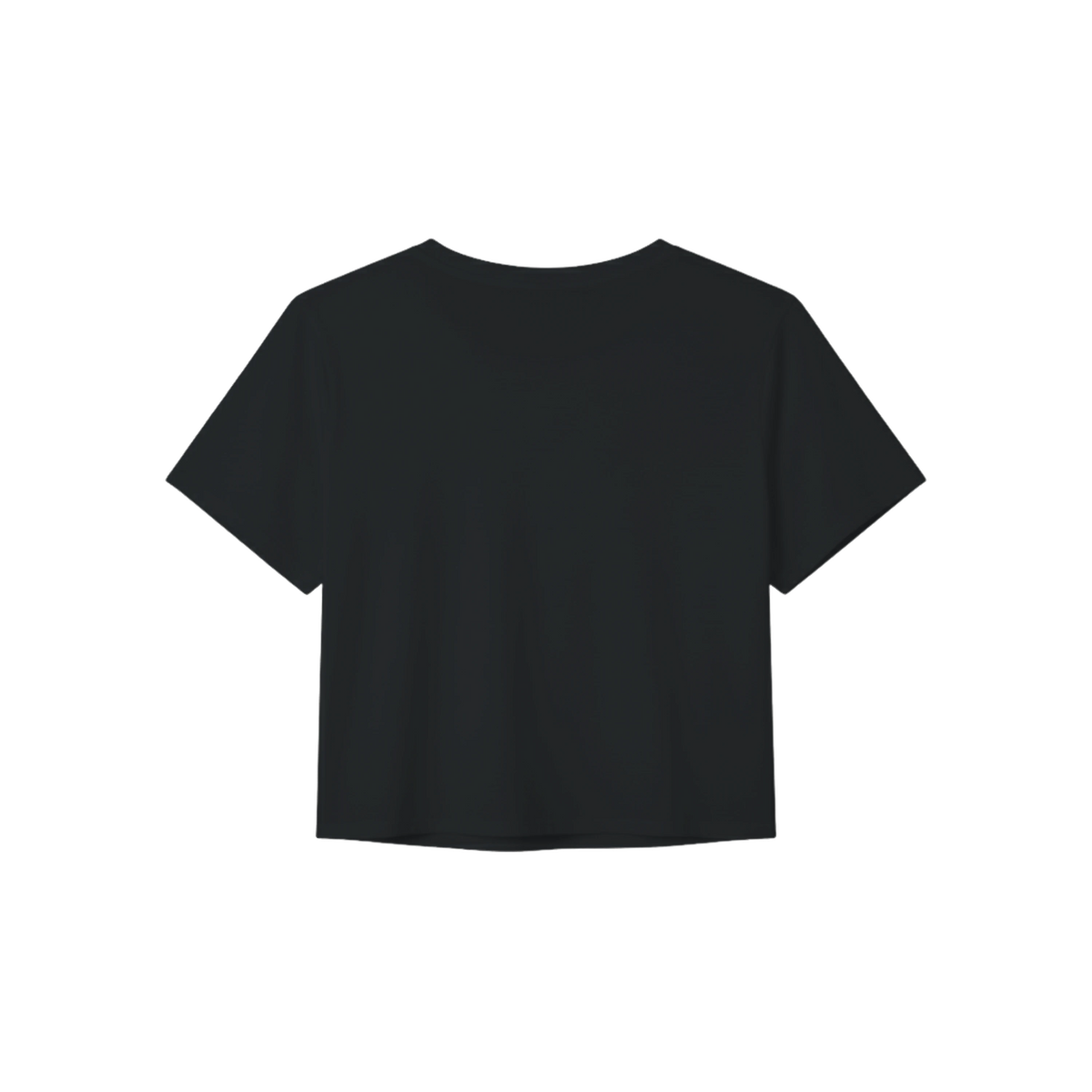 Crop-Top mit dezentem Blumen-Design