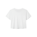 Crop-Top mit dezentem Blumen-Design