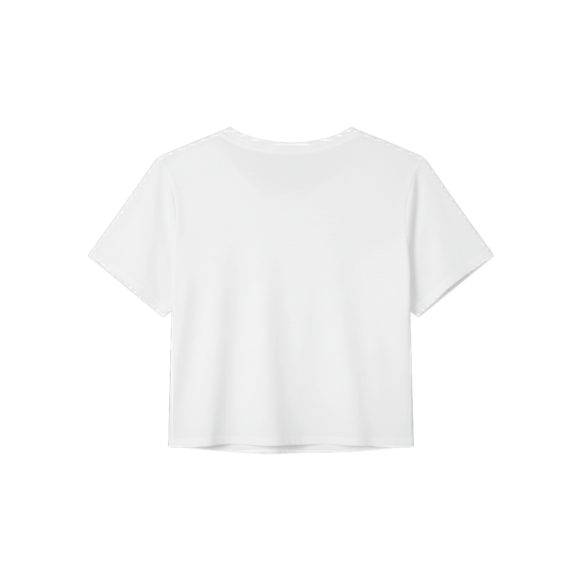 Crop-Top mit dezentem Blumen-Design