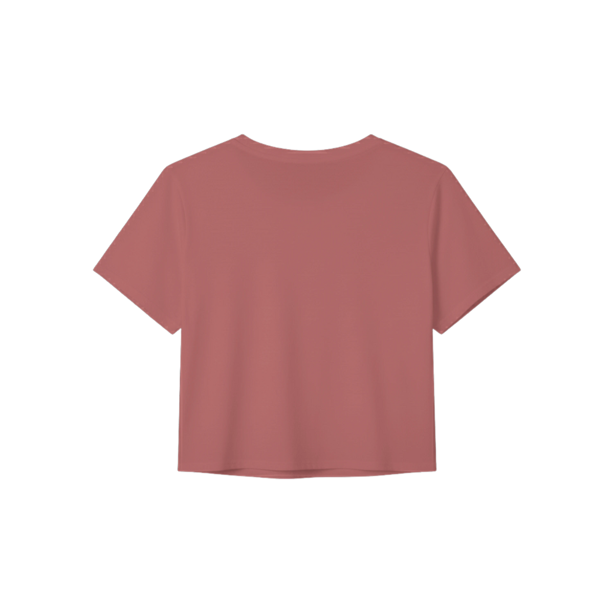 Crop-Top mit dezentem Blumen-Design