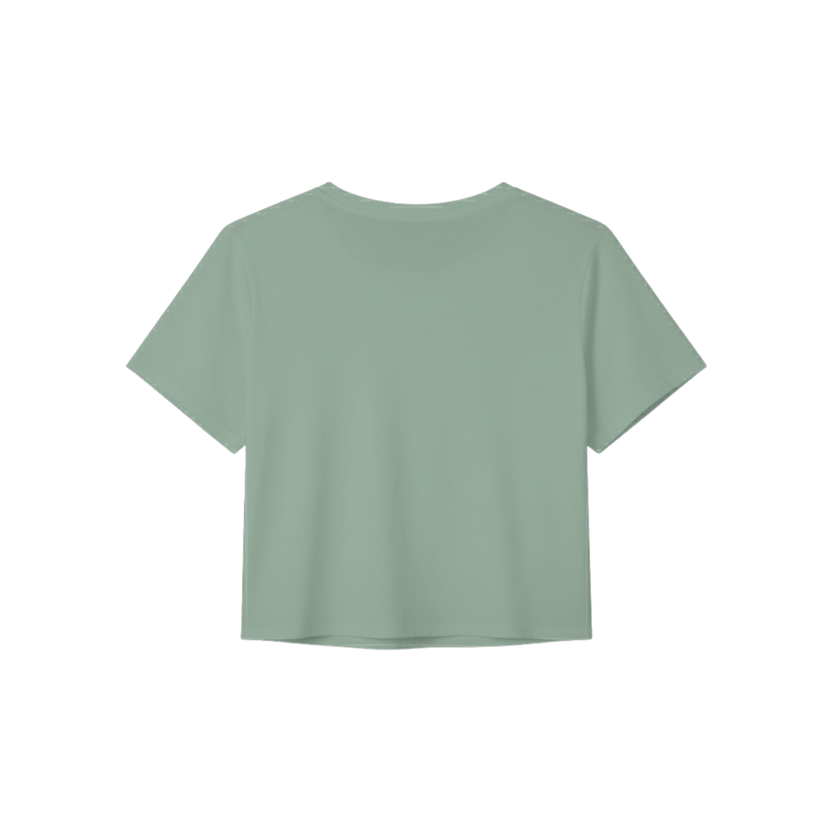 Crop-Top mit dezentem Blumen-Design