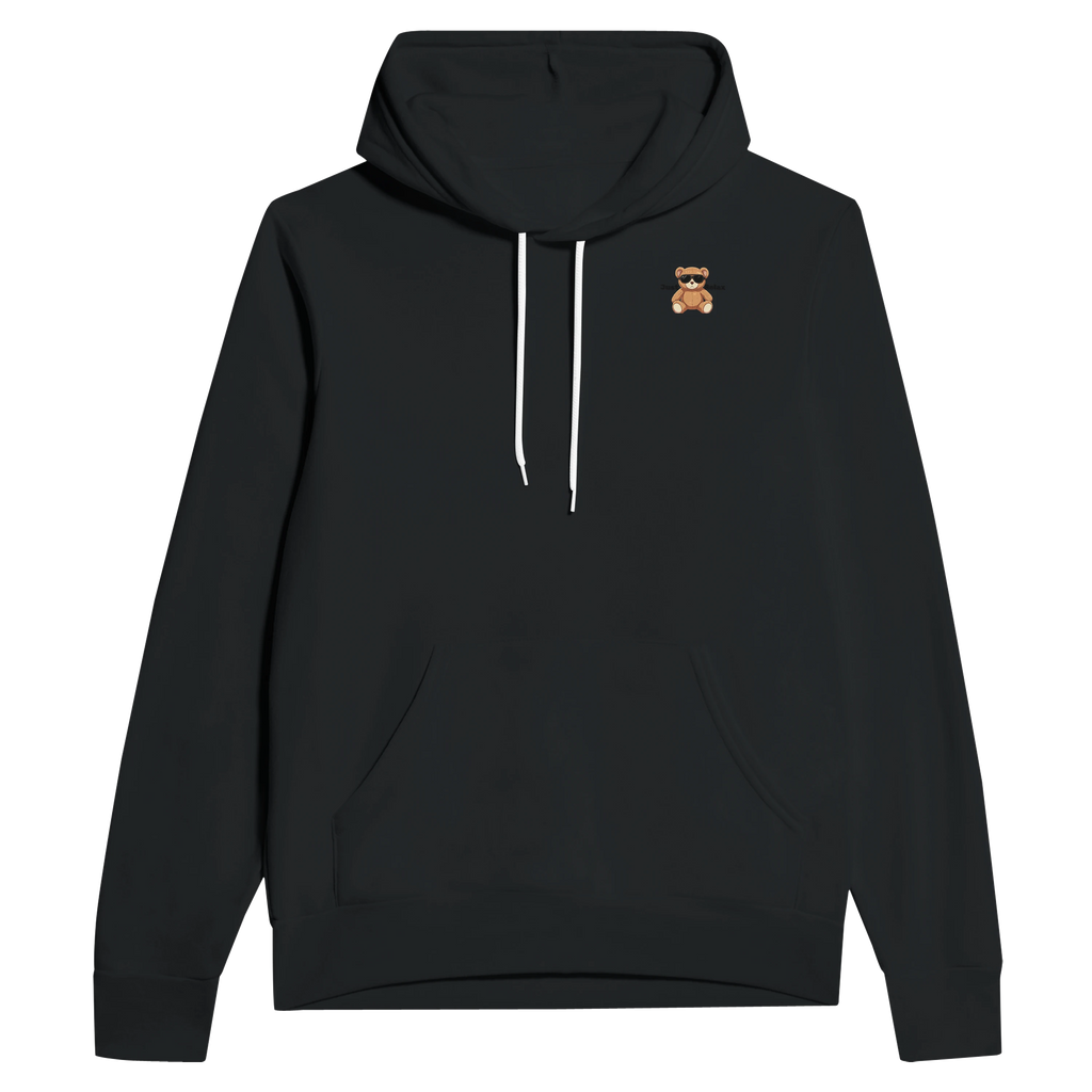Hoodie mit dezentem Bären-Design