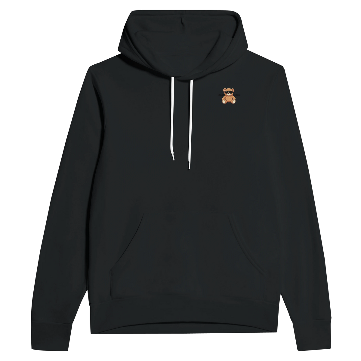 Hoodie mit dezentem Bären-Design
