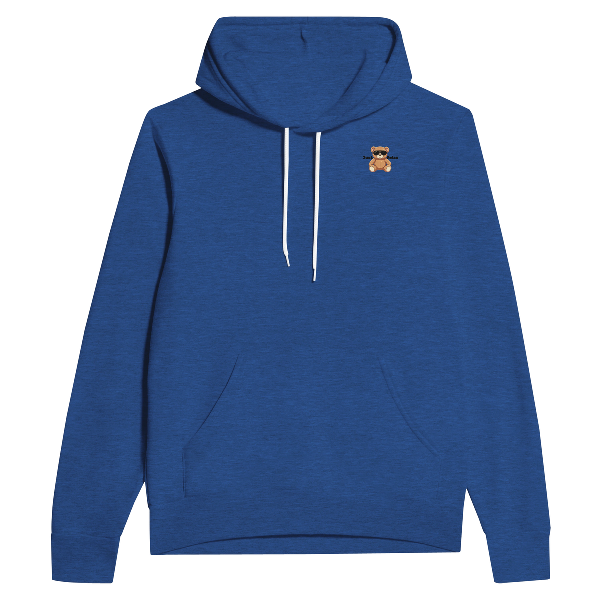 Hoodie mit dezentem Bären-Design