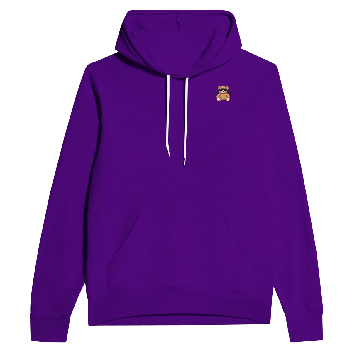 Hoodie mit dezentem Bären-Design
