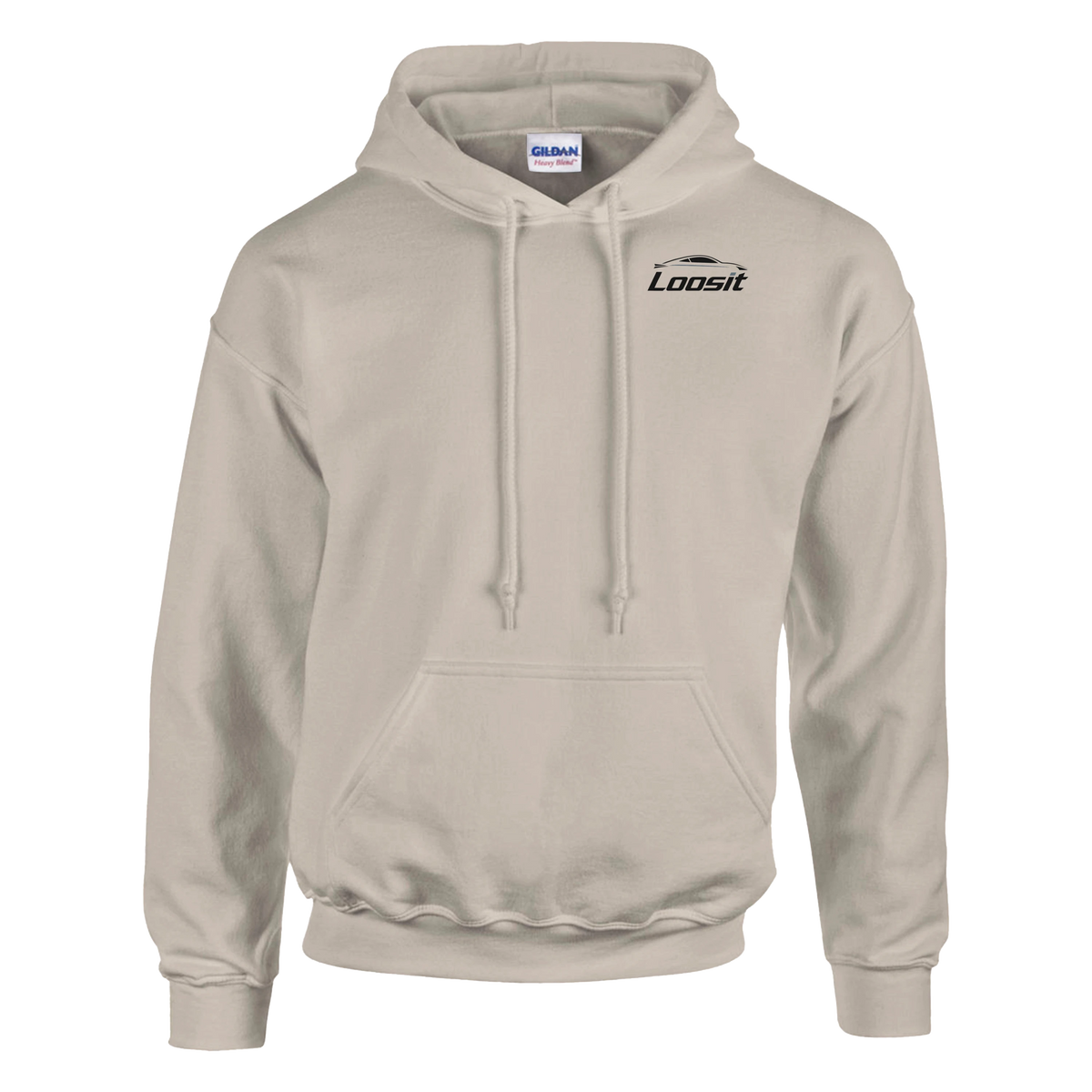 Hoodie mit dezentem Auto-Design