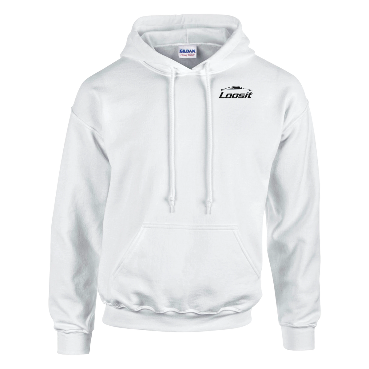 Hoodie mit dezentem Auto-Design