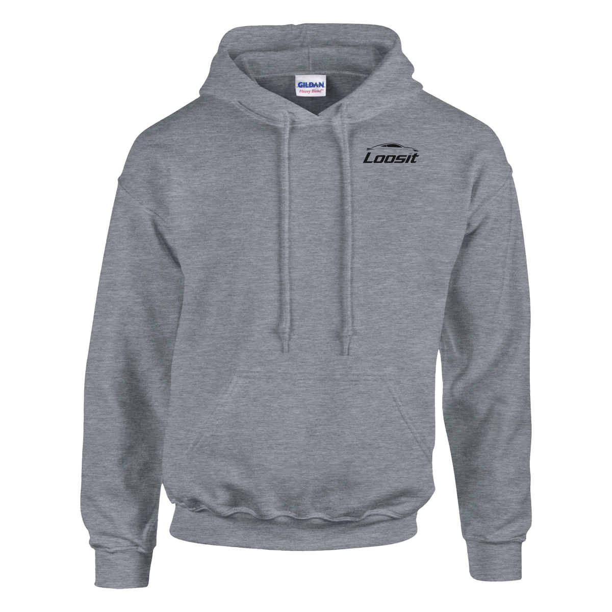 Hoodie mit dezentem Auto-Design