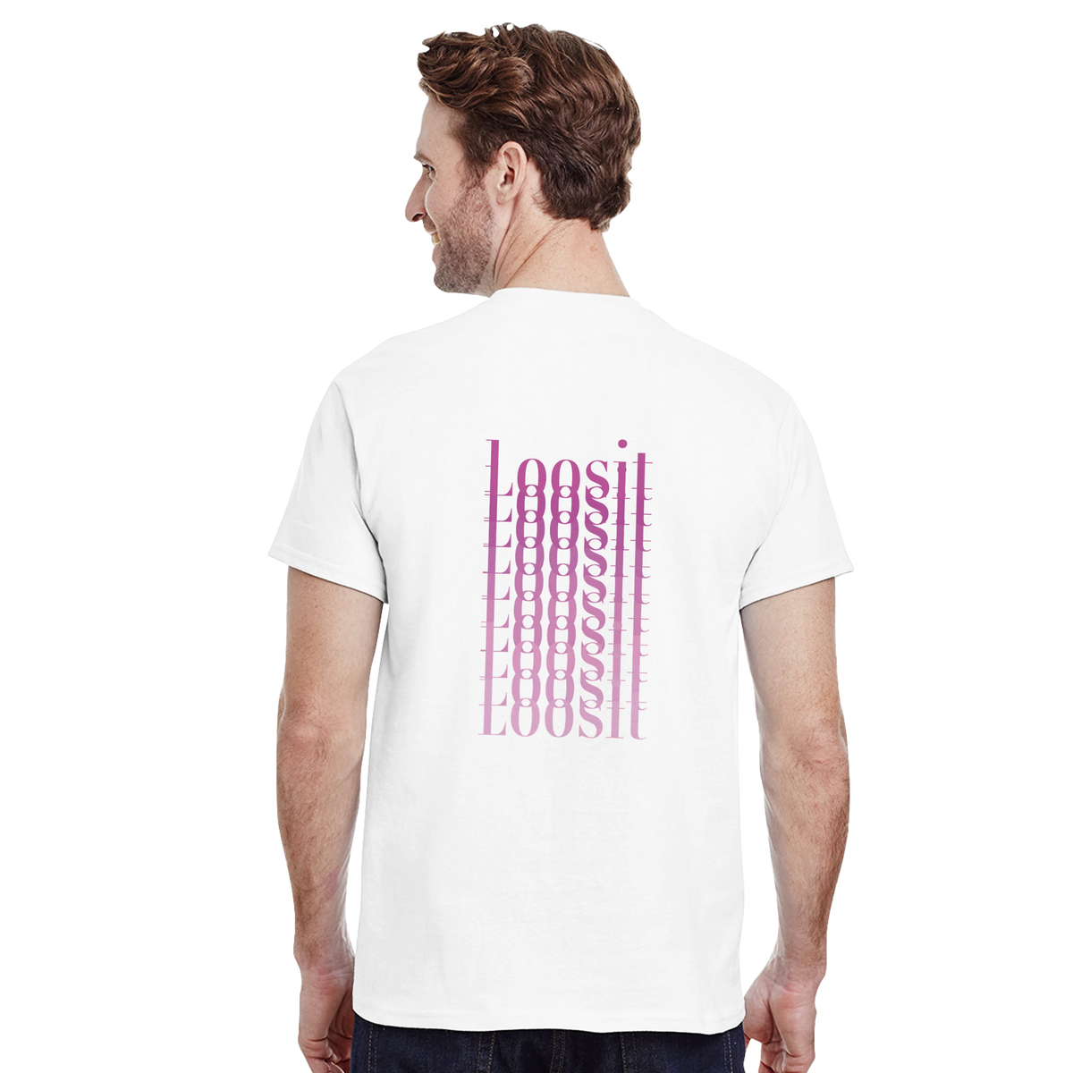 Farbverlauf T-Shirt Loosit