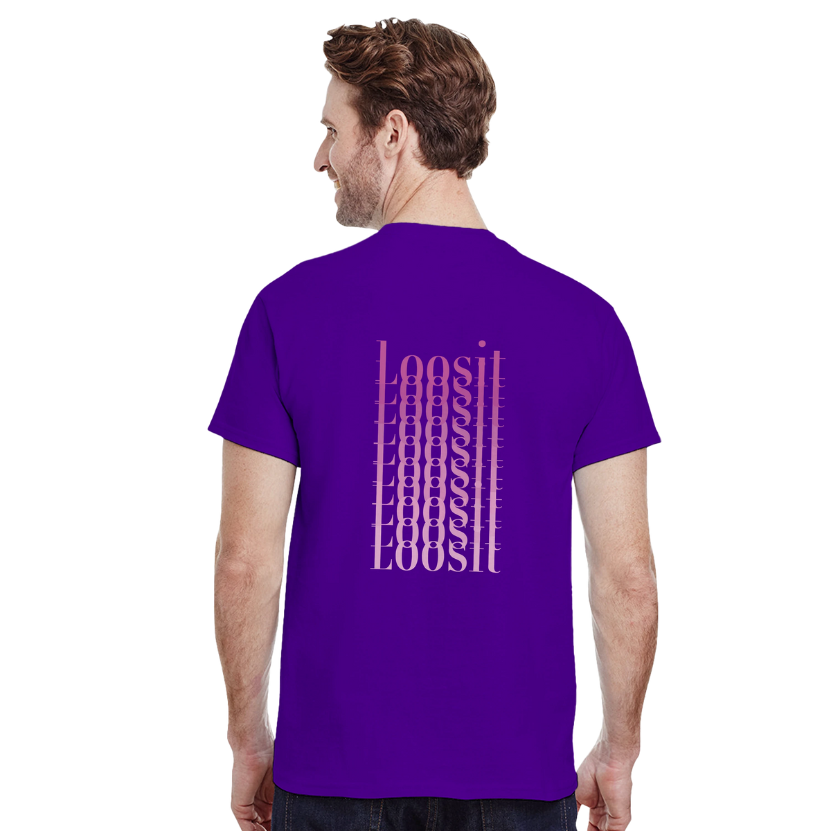 Farbverlauf T-Shirt Loosit