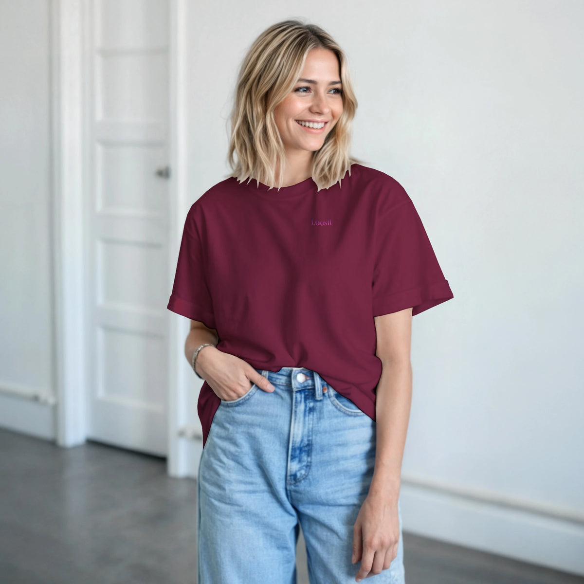 Farbverlauf T-Shirt Loosit