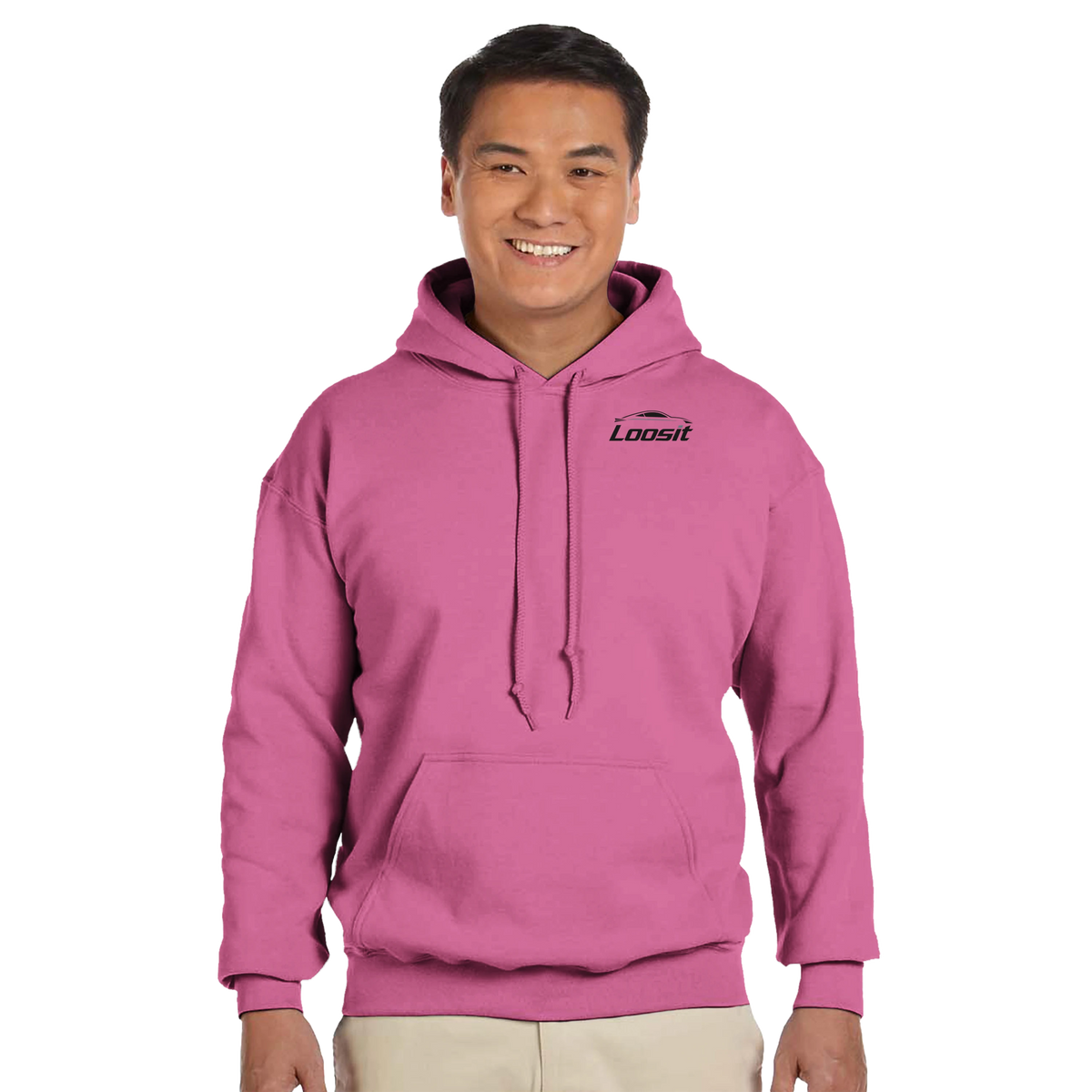 Hoodie mit dezentem Auto-Design
