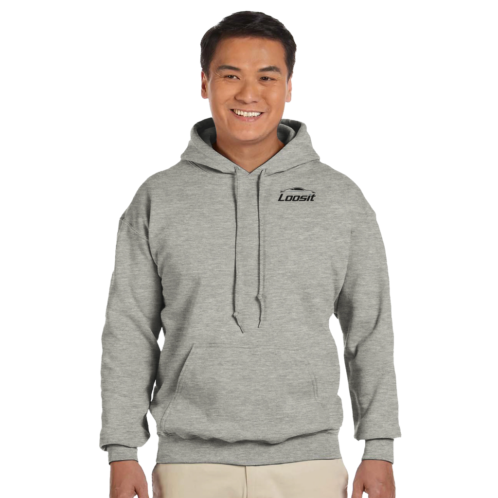 Hoodie mit dezentem Auto-Design