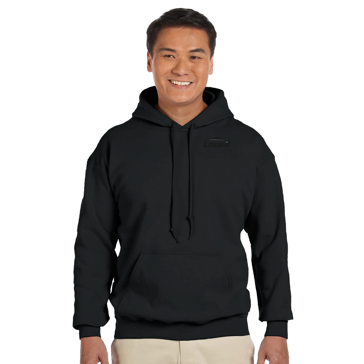 Hoodie mit dezentem Auto-Design