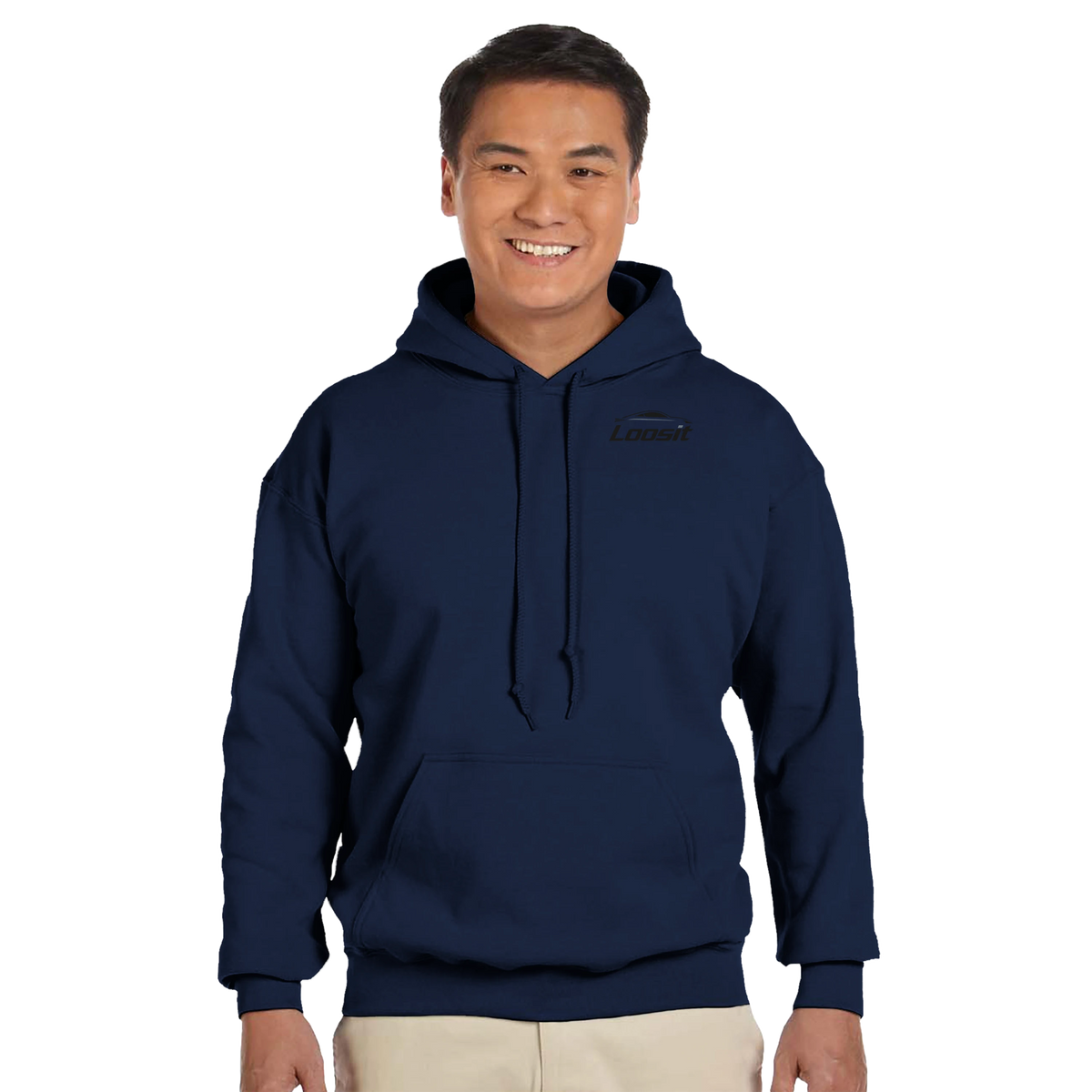 Hoodie mit dezentem Auto-Design